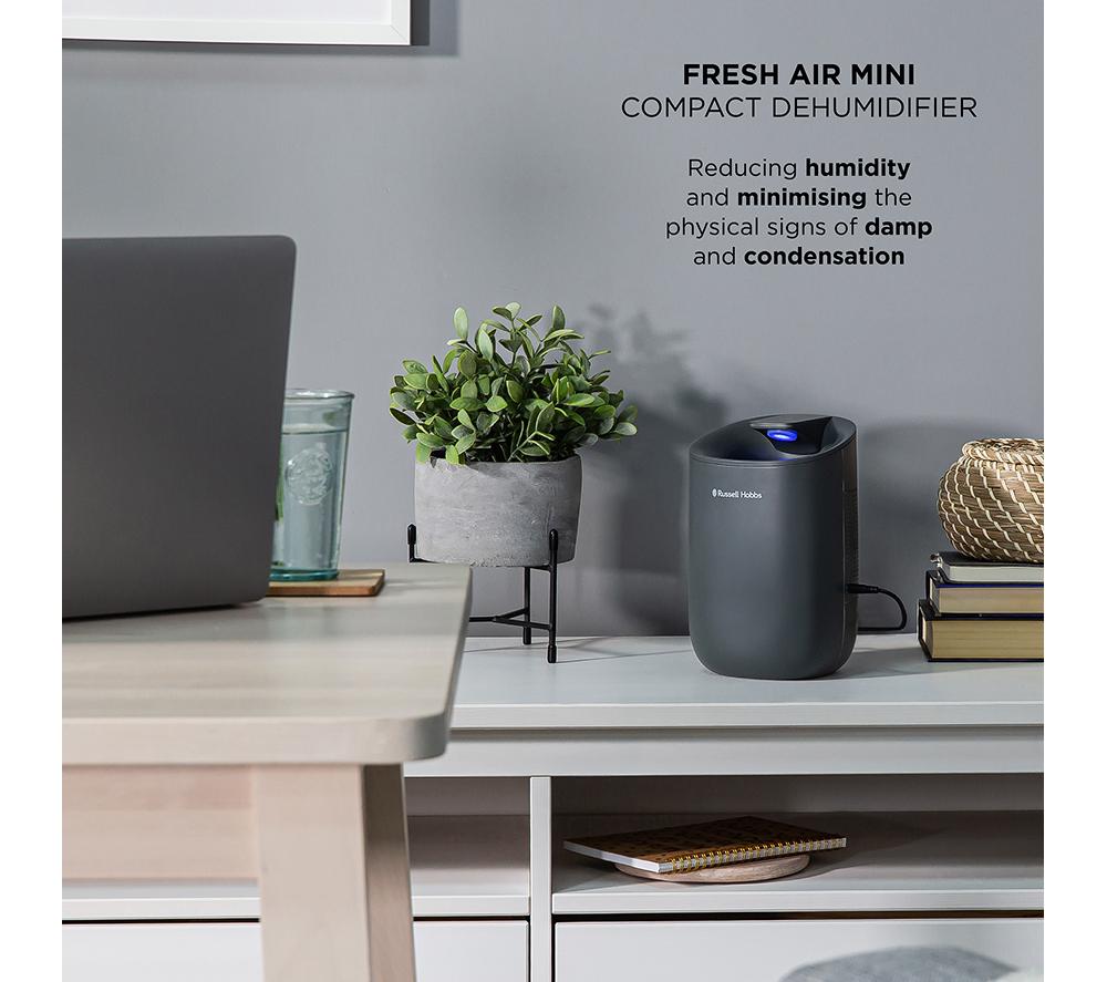RUSSELL HOBBS RHDH1061G Portable Dehumidifier - Grey image number 3 of 8