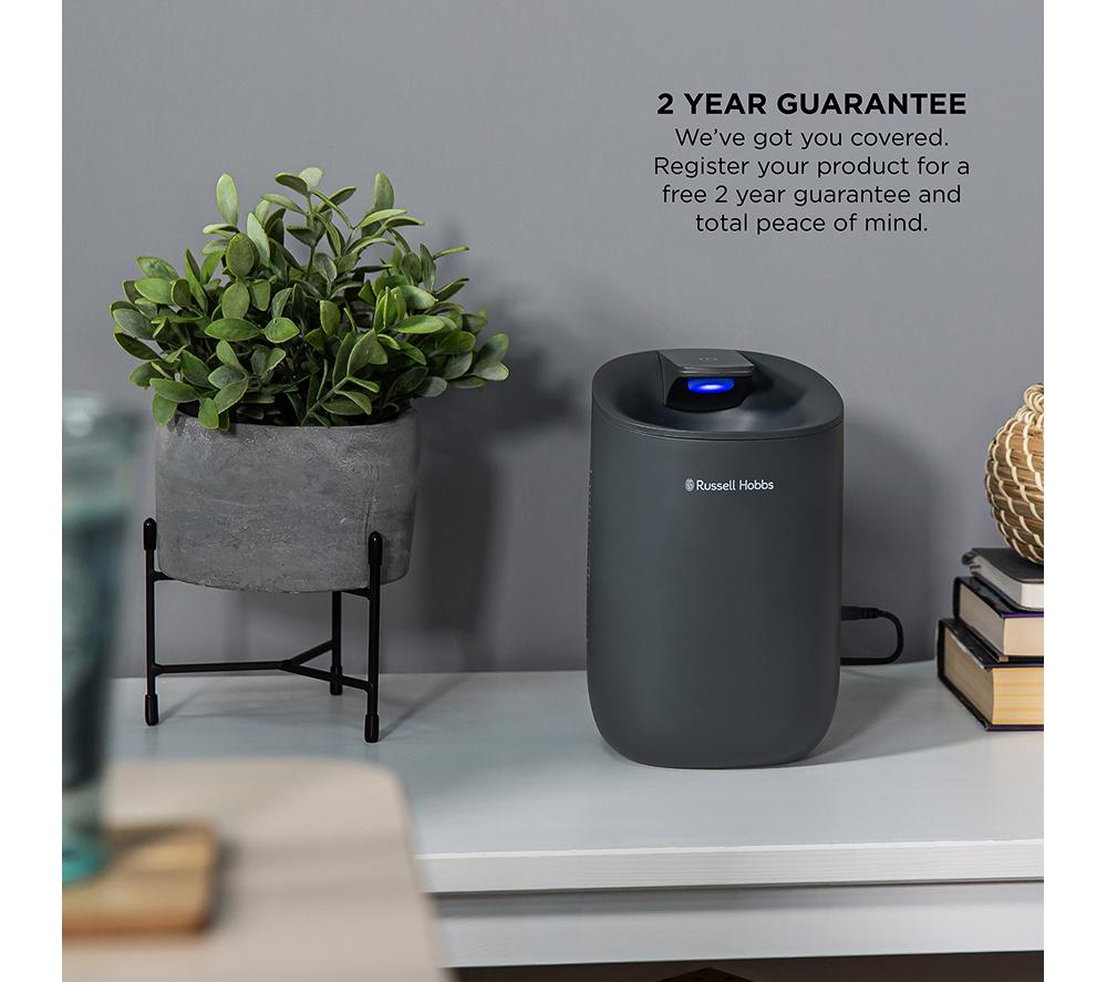 RUSSELL HOBBS RHDH1061G Portable Dehumidifier - Grey image number 7 of 8