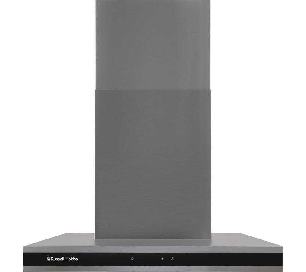 RUSSELL HOBBS RHGCH603DS Midnight Collection Chimney Cooker Hood - Dark Steel, Silver/Grey