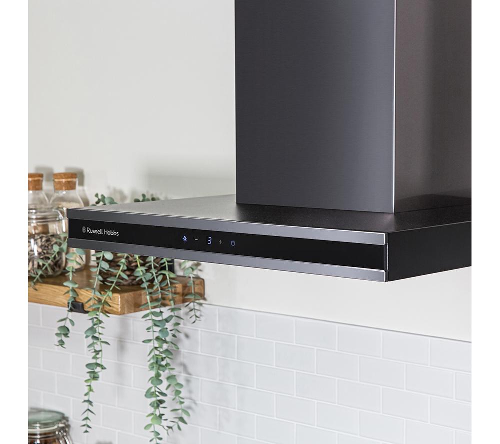 RUSSELL HOBBS RHGCH603DS Midnight Collection Chimney Cooker Hood - Dark Steel image number 6 of 17