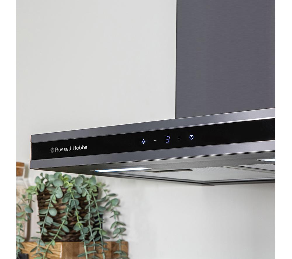 RUSSELL HOBBS RHGCH603DS Midnight Collection Chimney Cooker Hood - Dark Steel image number 7 of 17