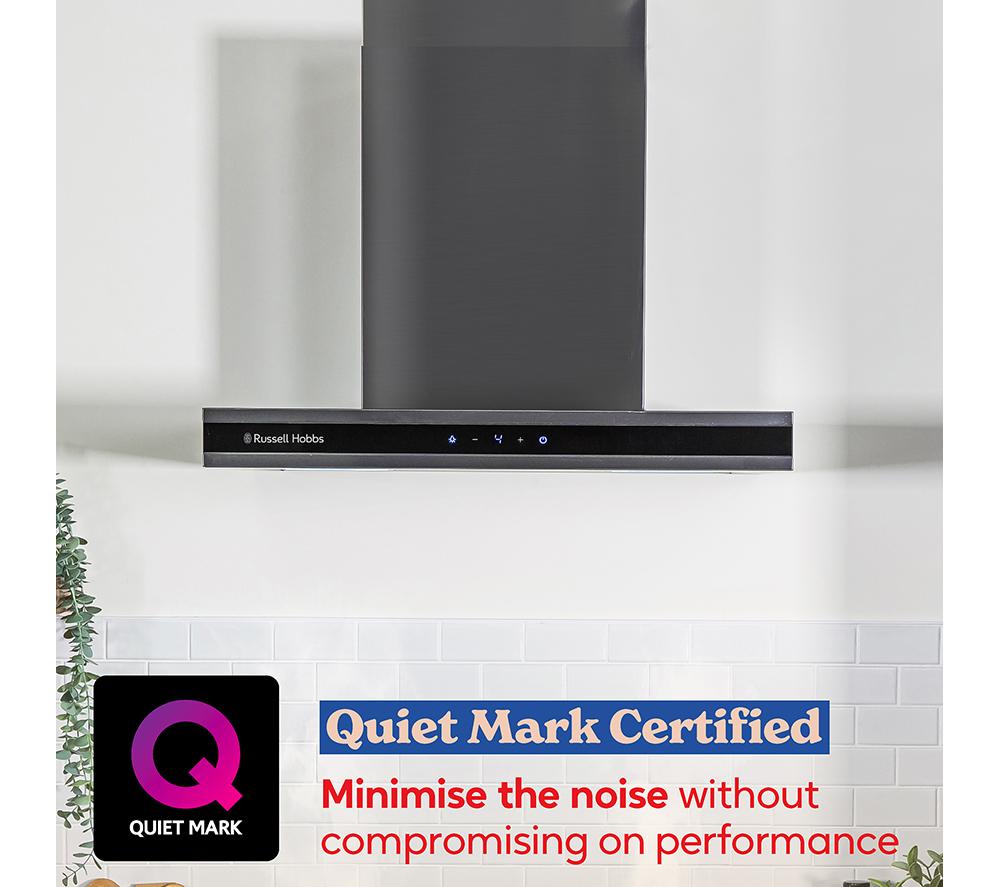 RUSSELL HOBBS RHGCH603DS Midnight Collection Chimney Cooker Hood - Dark Steel image number 10 of 17