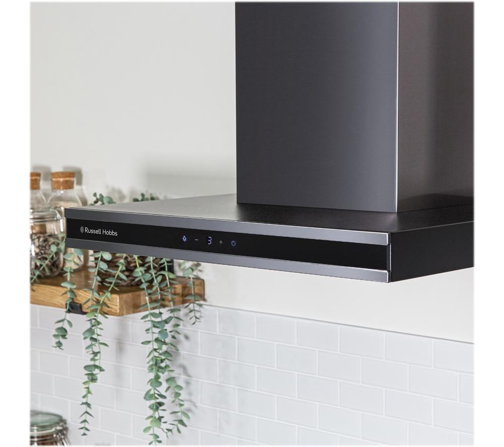 RUSSELL HOBBS RHGCH603DS Midnight Collection Chimney Cooker Hood - Dark Steel image number 14 of 17