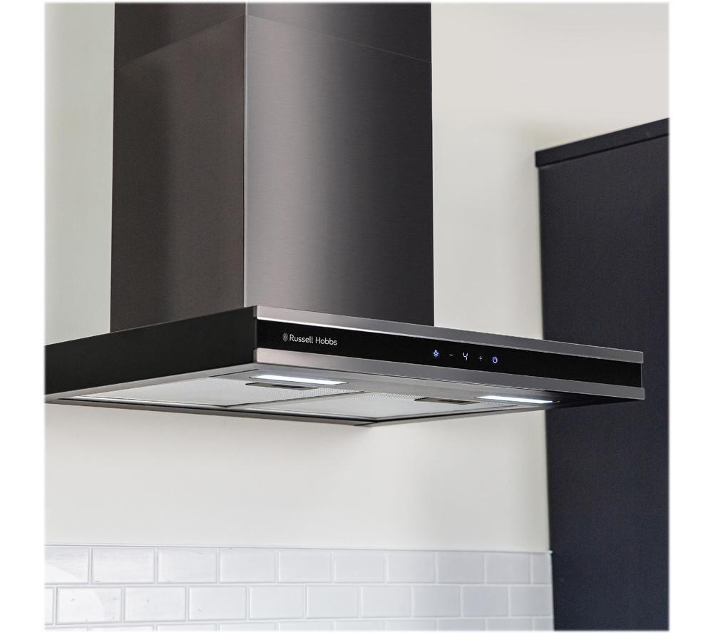 RUSSELL HOBBS RHGCH603DS Midnight Collection Chimney Cooker Hood - Dark Steel image number 15 of 17