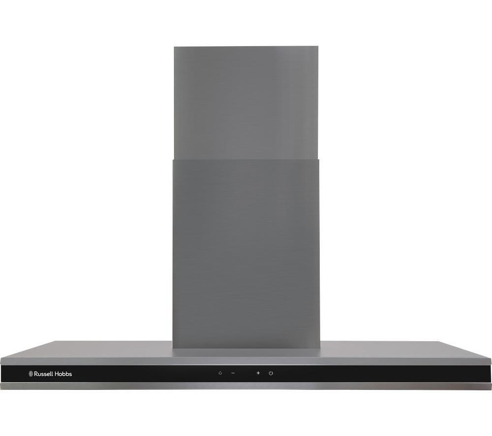 RUSSELL HOBBS Midnight Collection RHGCH903DS Chimney Cooker Hood - Dark Steel, Silver/Grey