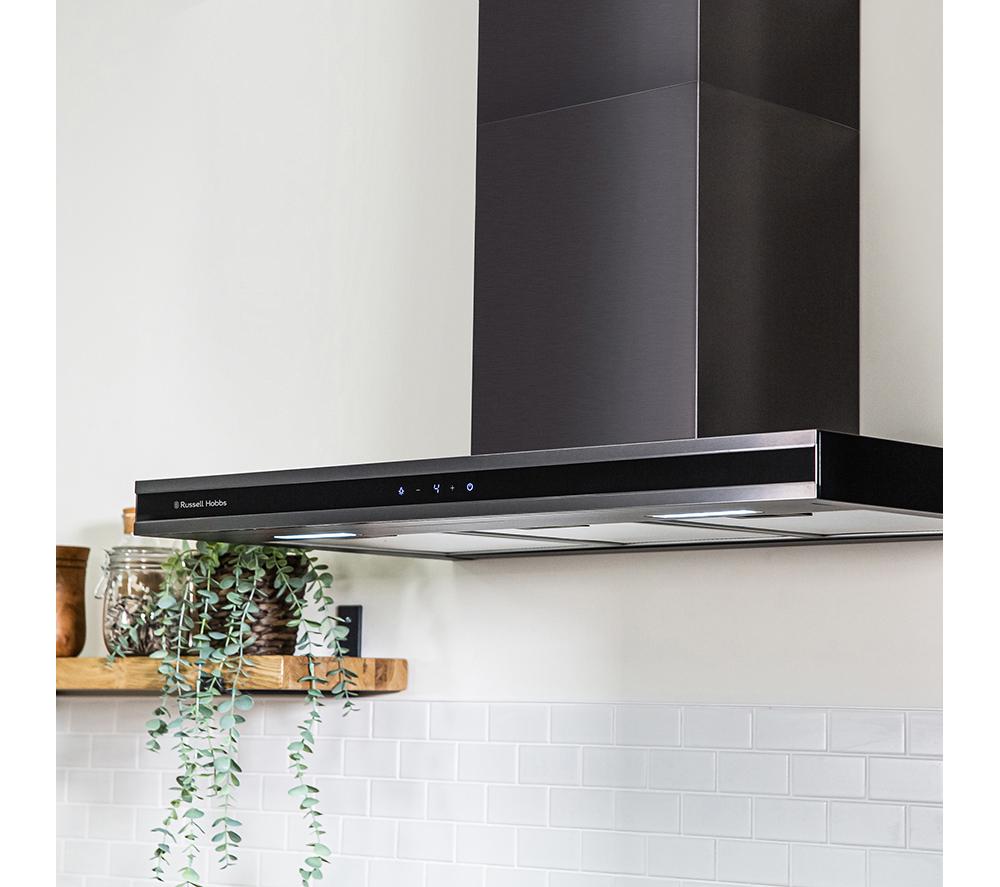 RUSSELL HOBBS RHGCH903DS Midnight Collection Chimney Cooker Hood - Dark Steel image number 4 of 10