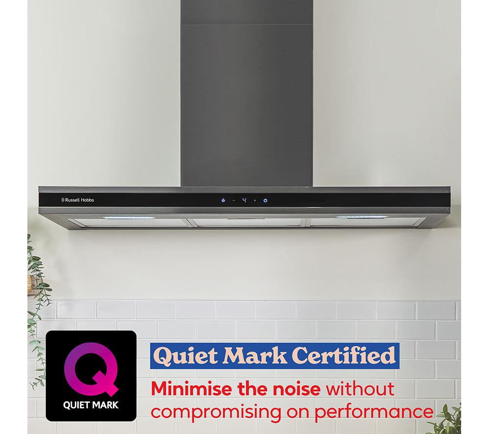 RUSSELL HOBBS RHGCH903DS Midnight Collection Chimney Cooker Hood - Dark Steel image number 8 of 10