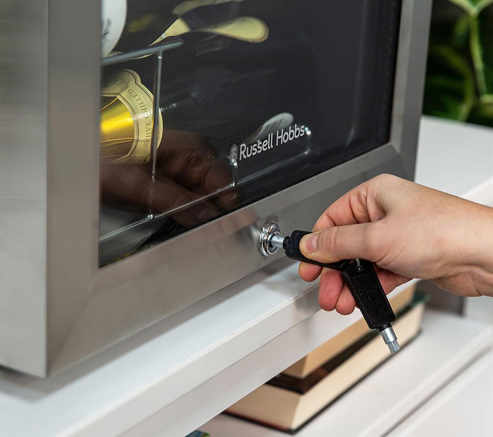 RUSSELL HOBBS RHGWC3SS-C-LCK Wine & Drinks Cooler - Stainless Steel image number 8 of 11