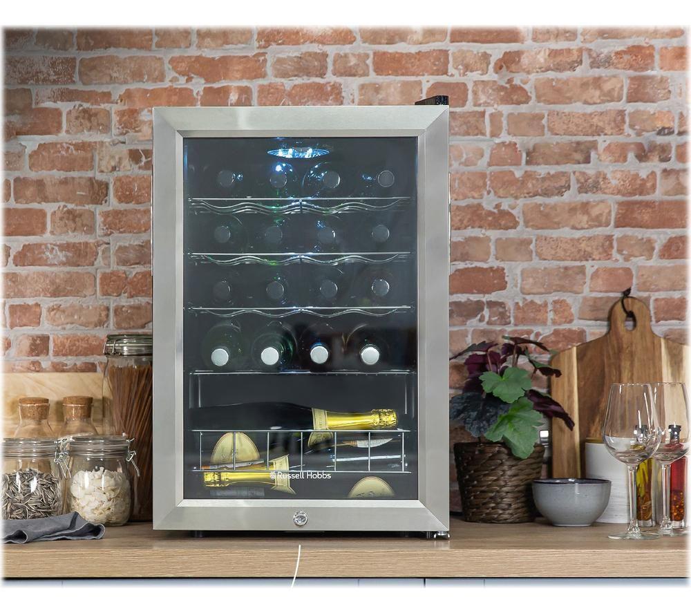 RUSSELL HOBBS RHGWC4SS-LCK Wine Cooler - Stainless Steel image number 3 of 8