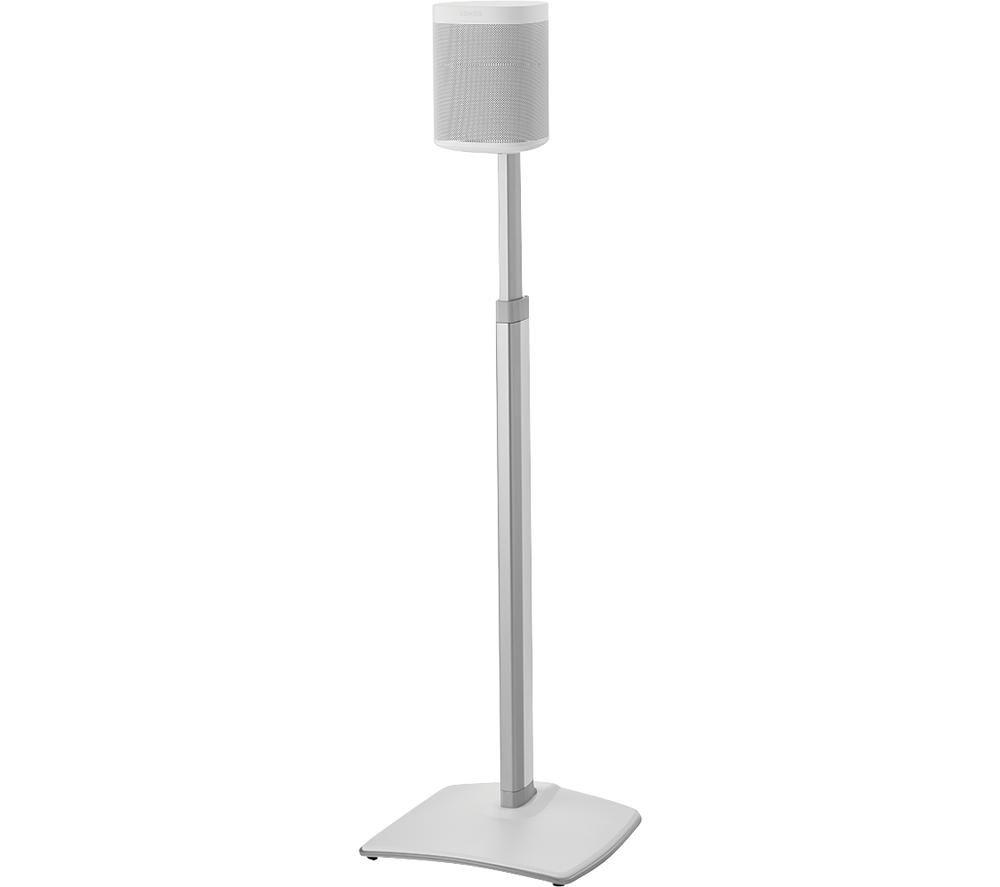 Sanus WSSA1-W2 Height Adjustable Wireless Speaker Stand for SONOS ONE PLAY: 1 and PLAY: 3 - White