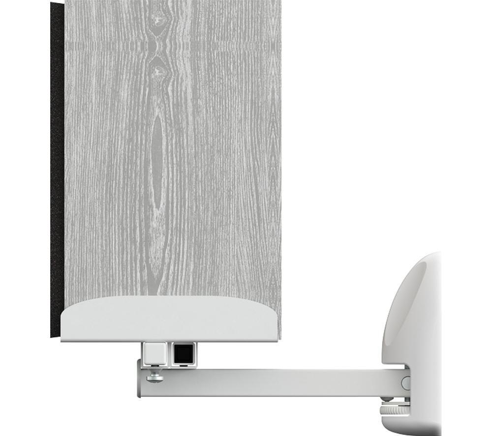 AVF EAK70W Wall Mount Tilt & Swivel Speaker Bracket &ndash; Twin Pack, White image number 2 of 5