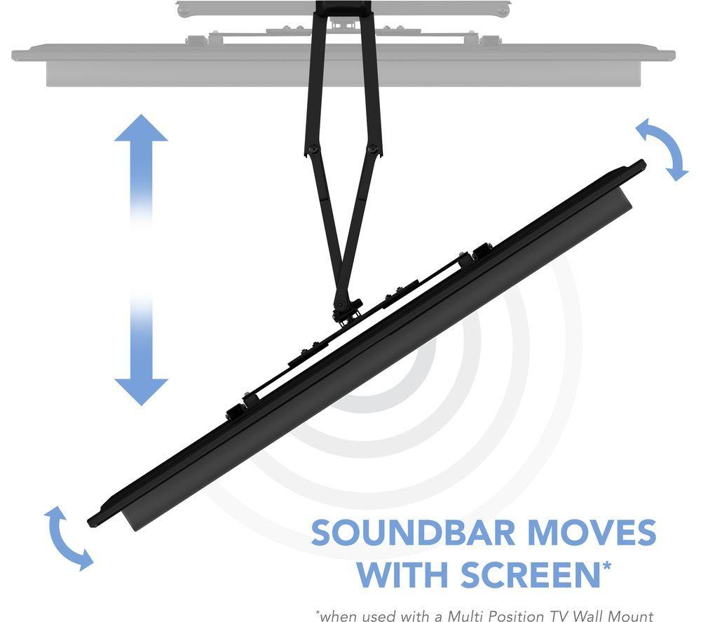 AVF Universal Sound Bar Attachment Kit & Wall Mount image number 5 of 9