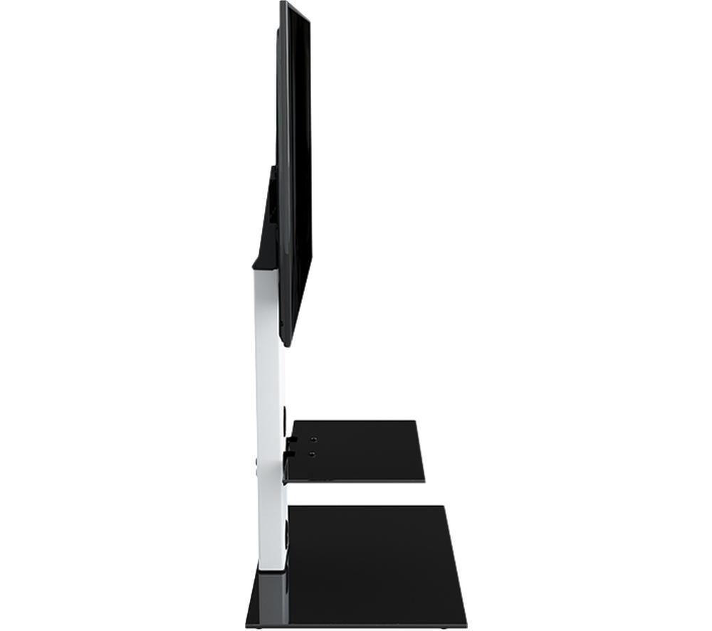AVF Reflections Lesina FSL700LESW 700 mm TV Stand with Bracket for up to 65" TVs - Black & White image number 2 of 3