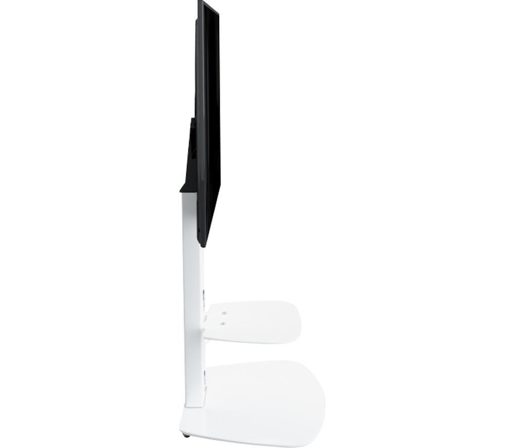 AVF Reflections Lucerne FSL700LUCSWW 700 mm TV Stand with Bracket for 65" TVs  - White image number 2 of 10