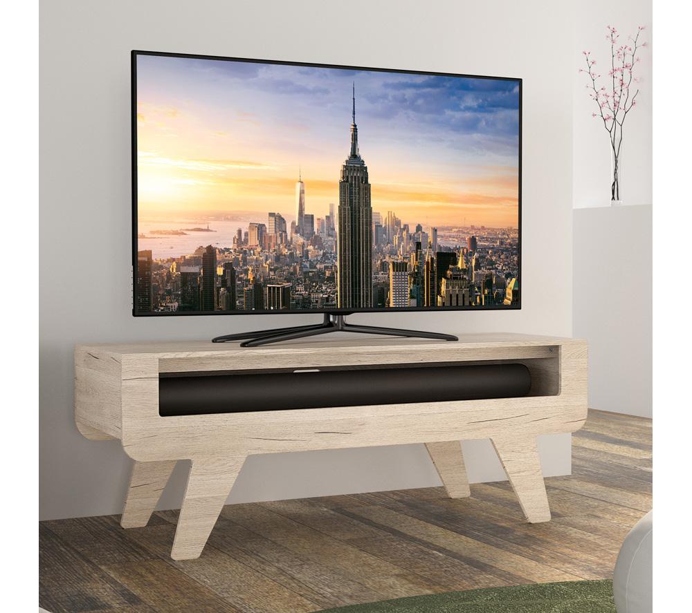 AVF Horton FS1200HOROW 1200 mm TV Stand for up to 60" TVs - Whitewash Oak image number 3 of 7