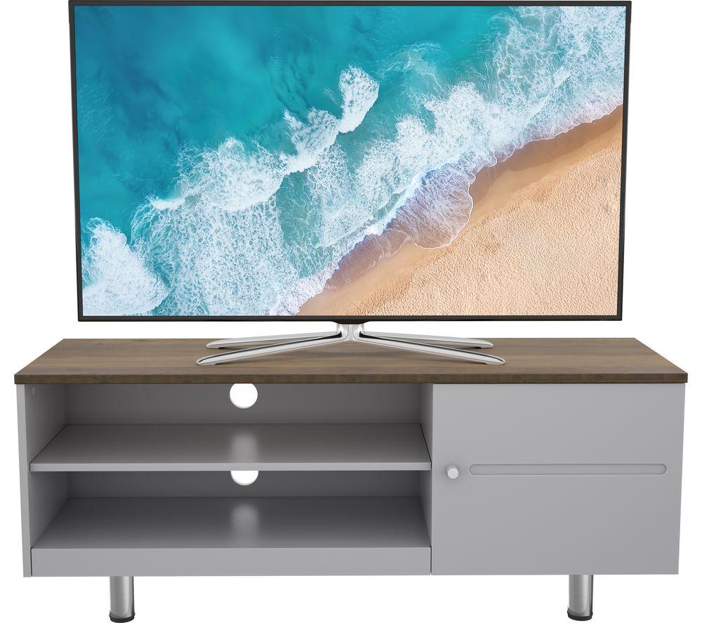 AVF Whitesands FS1200WSSG 1200 mm TV Stand for up to 60" TVs - Grey & Rustic Wood image number 3 of 7
