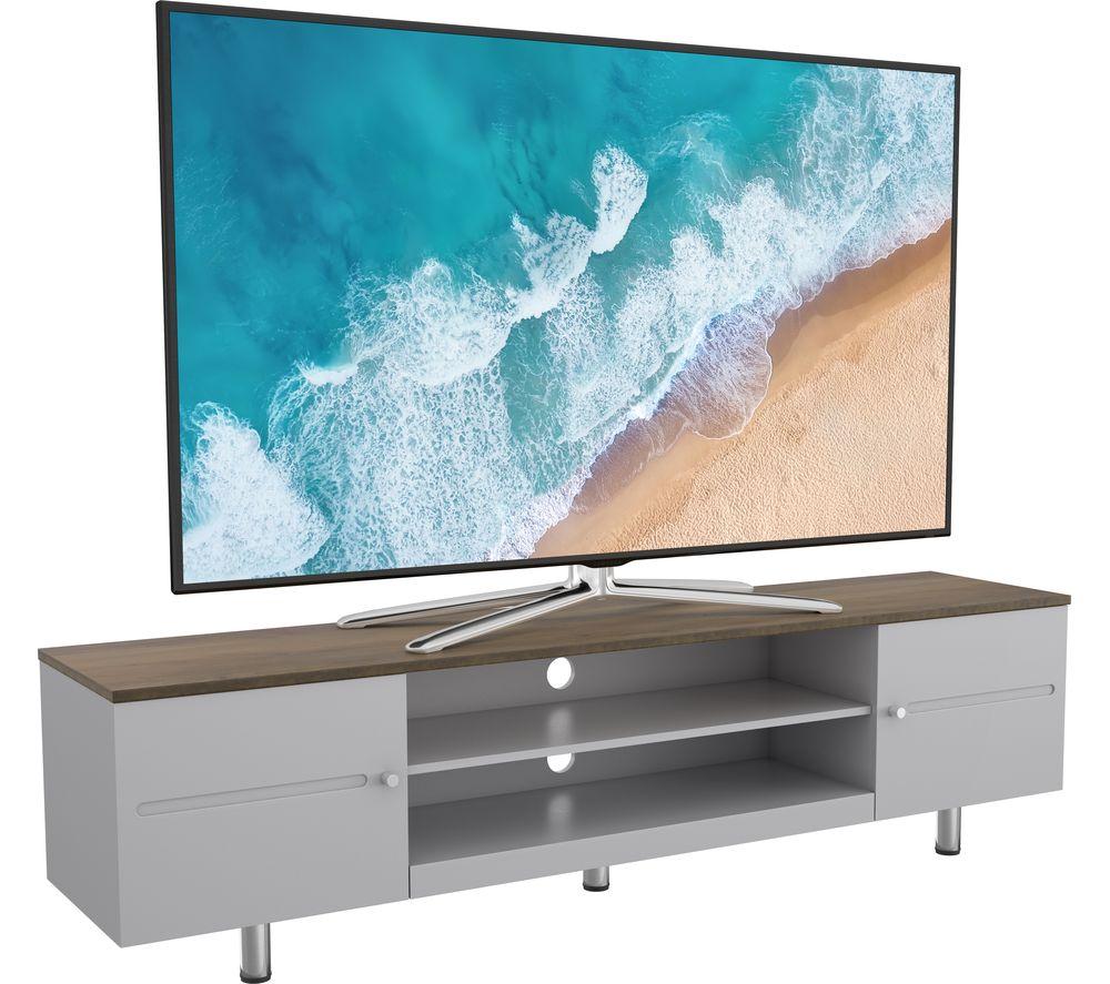 AVF Whitesands FS1900WSSG 1900 mm TV Stand for up to 85" TVs - Grey & Rustic Wood image number 2 of 7
