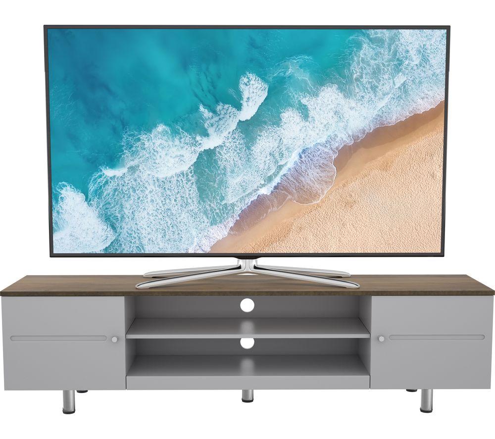 AVF Whitesands FS1900WSSG 1900 mm TV Stand for up to 85" TVs - Grey & Rustic Wood image number 3 of 7