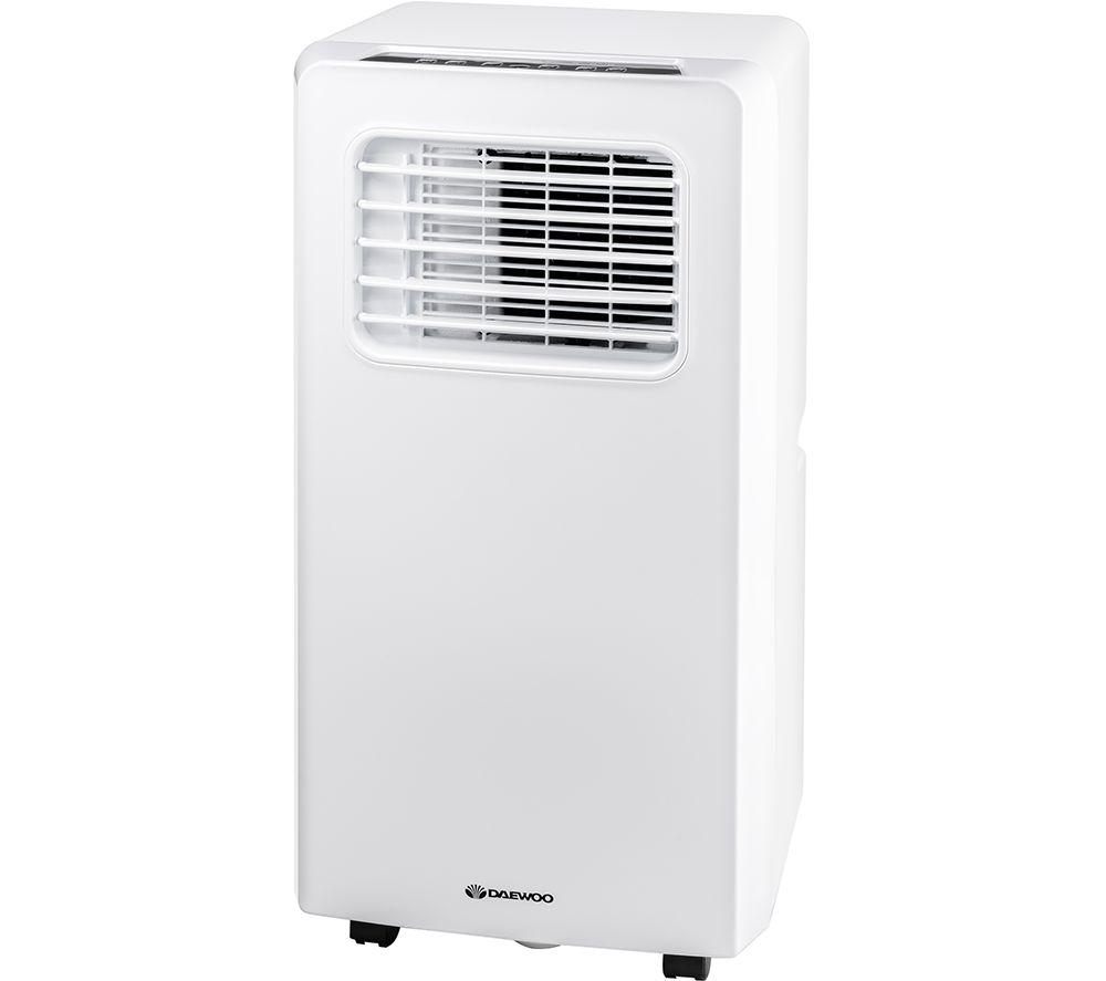 DAEWOO COL1317GE 7000 BTU Portable Air Conditioner - White, White