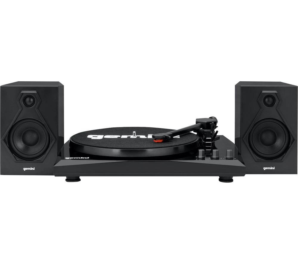 GEMINI TT-900 Bluetooth Turntable with Stereo Speakers - Black image number 4 of 5