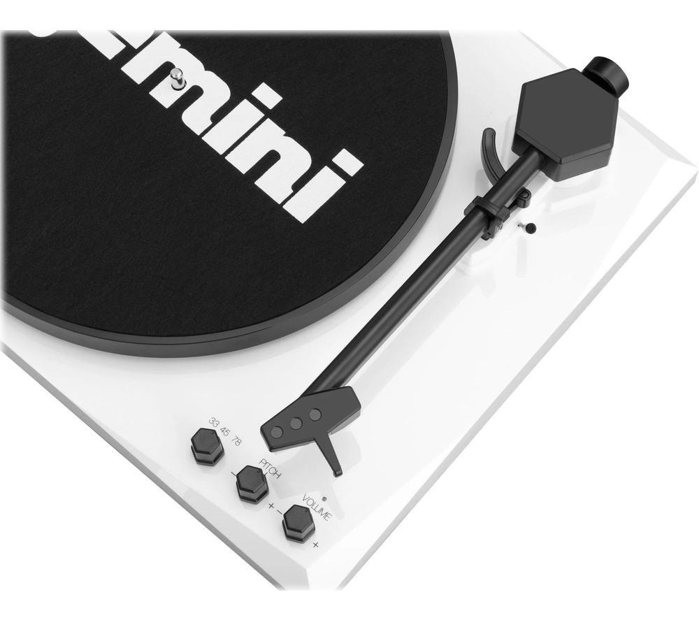 GEMINI TT-900 Bluetooth Turntable with Stereo Speakers - White image number 5 of 5