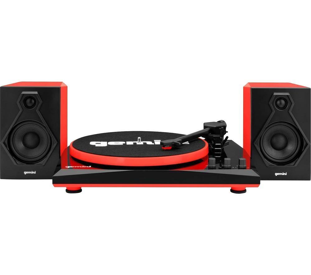 Buy GEMINI TT900 Bluetooth Turntable with Stereo Speakers Red Currys