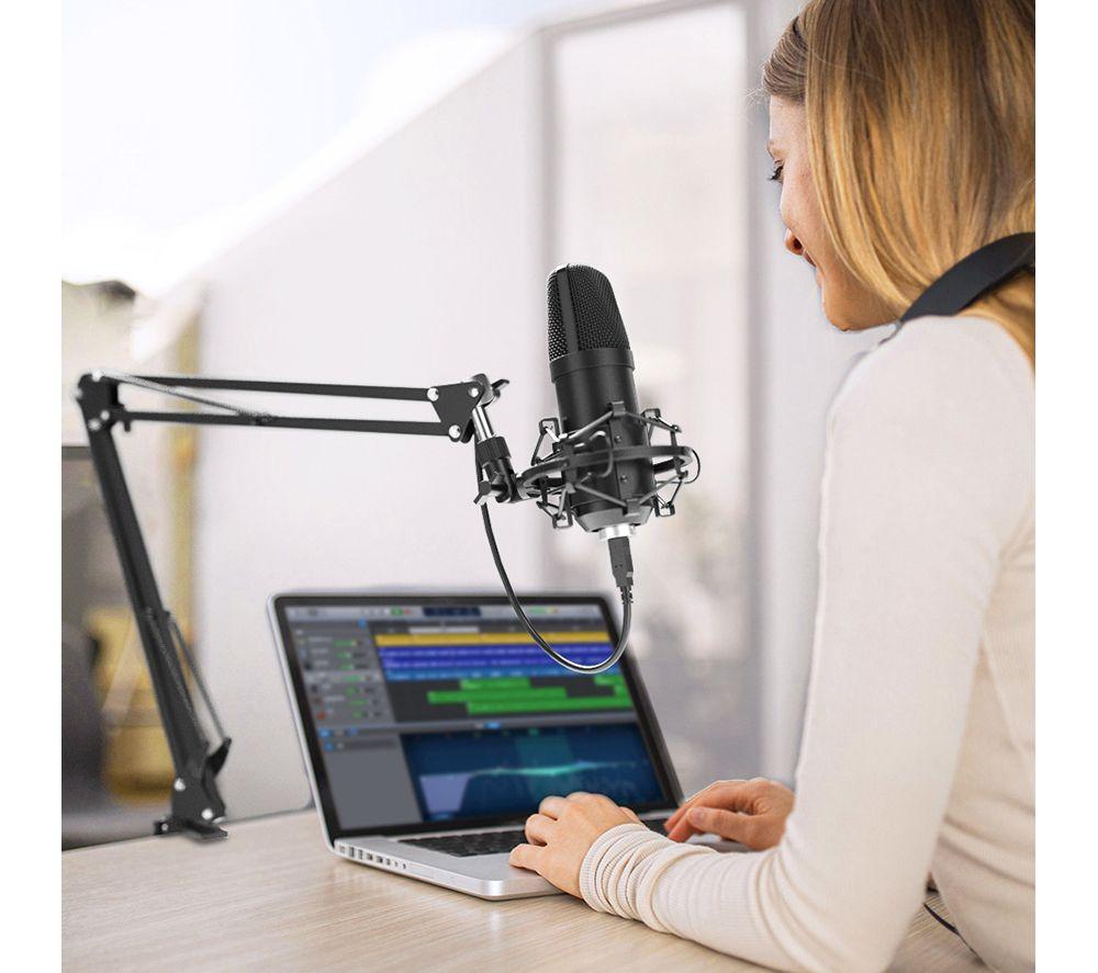 PROSOUND PROS-04AUA Microphone & Boom Arm - Black image number 7 of 11