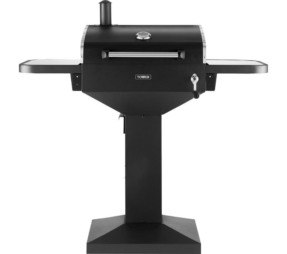 Copertura Impermeabile Per Barbecue Tower T978514COV – Protezione Antivento In Poliestere, Colore Nero, Per Griglia T978514 Ignite