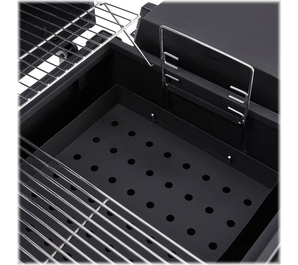 TOWER T978507 3 Burner Grill Gas & Charcoal BBQ & Smoker - Black image number 5 of 6