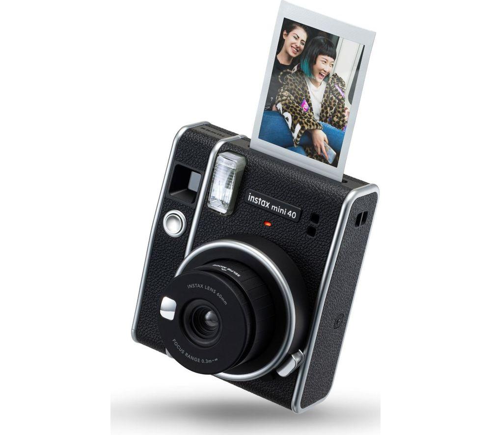 INSTAX mini 40 Instant Camera - Black, Black