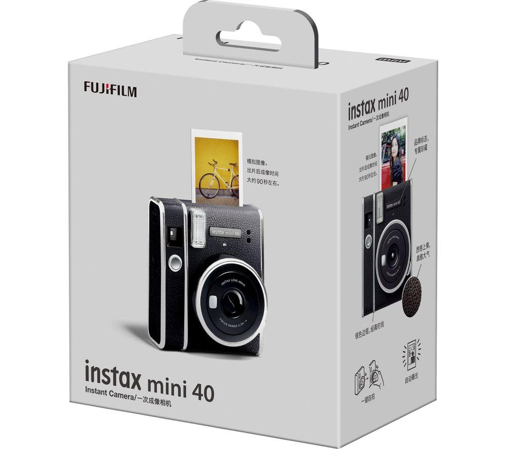 Buy INSTAX mini 40 Instant Camera - Black