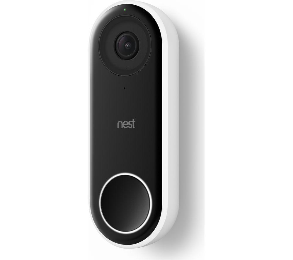 GOOGLE Nest Hello Video Doorbell & Nest Hub (2nd Gen) Bundle - Chalk - image 4