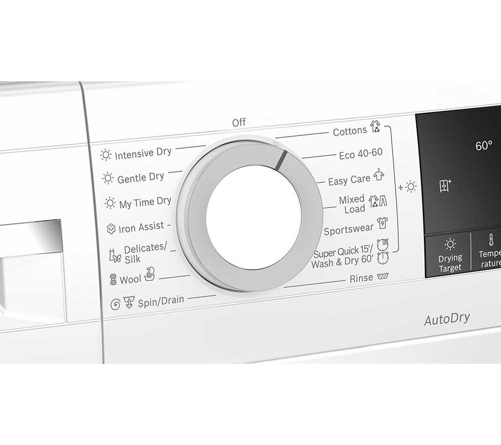 BOSCH Series 4 WNA134U8GB 8 kg Washer Dryer - White image number 5 of 8