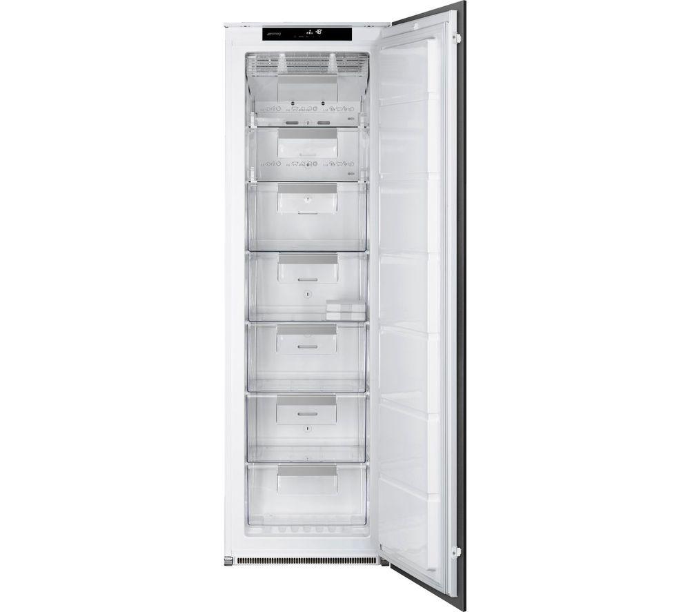 SMEG UKS8F174NF Integrated Tall Freezer - Sliding Hinge, White