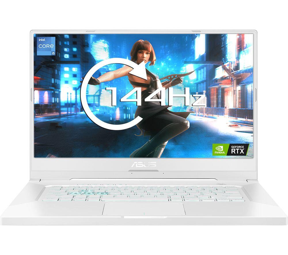 Image of ASUS TUF Dash F15 15.6" Gaming Laptop - Intel®Core i5, RTX 3050, 512 GB SSD, White
