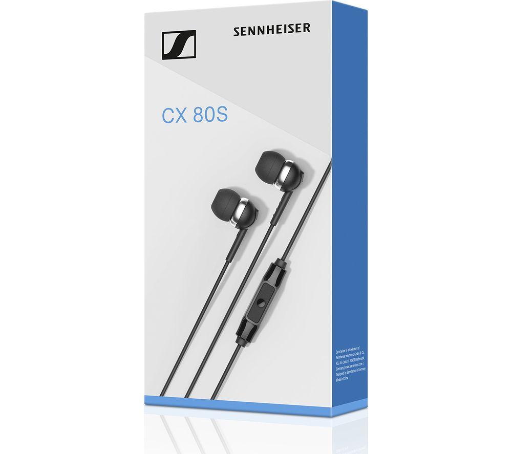 SENNHEISER CX 80S Earphones - Black image number 3 of 3