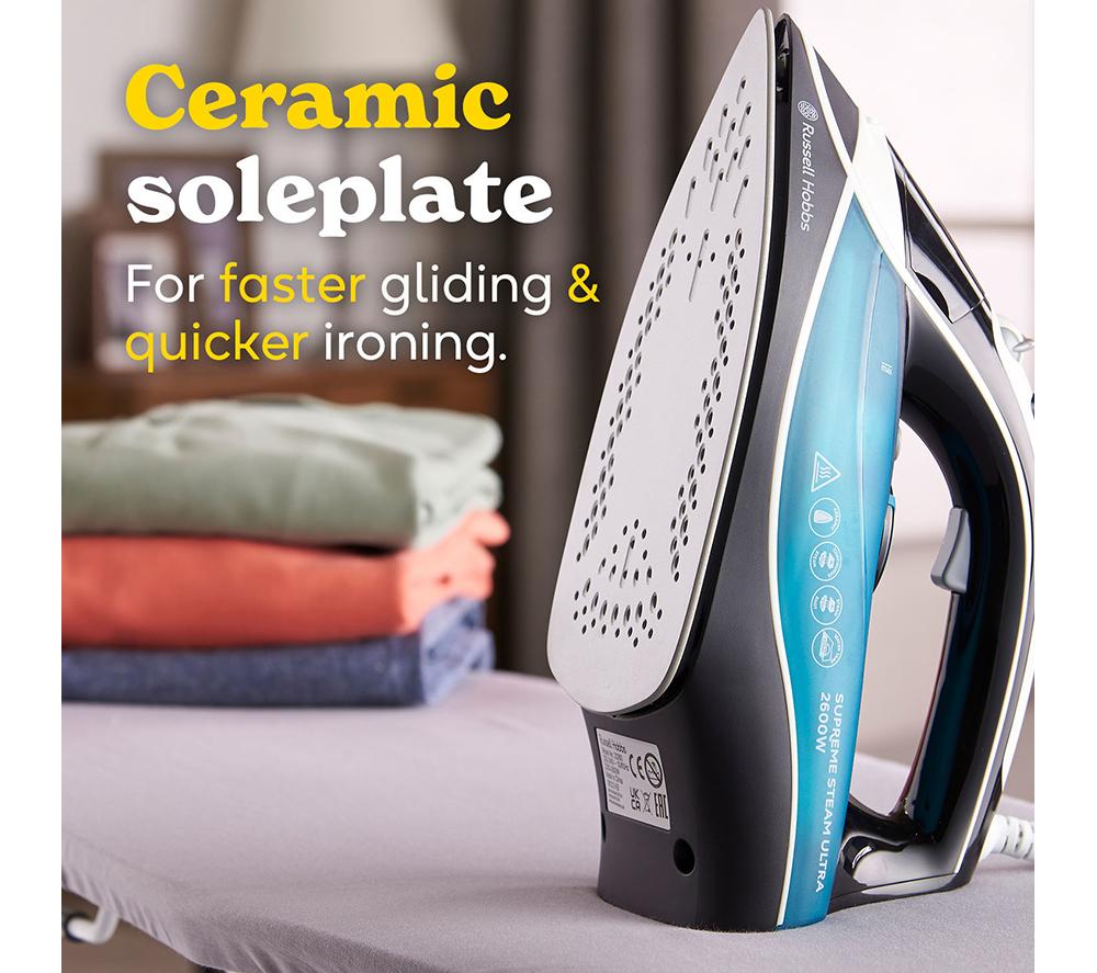 RUSSELL HOBBS Supreme Steam 23260 Iron - Black & Blue image number 4 of 5