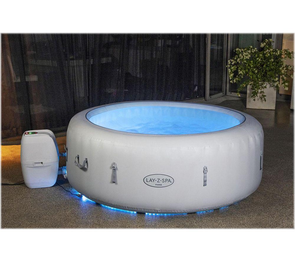 Buy LAY-Z-SPA Paris AirJet Inflatable Hot Tub - White | Currys