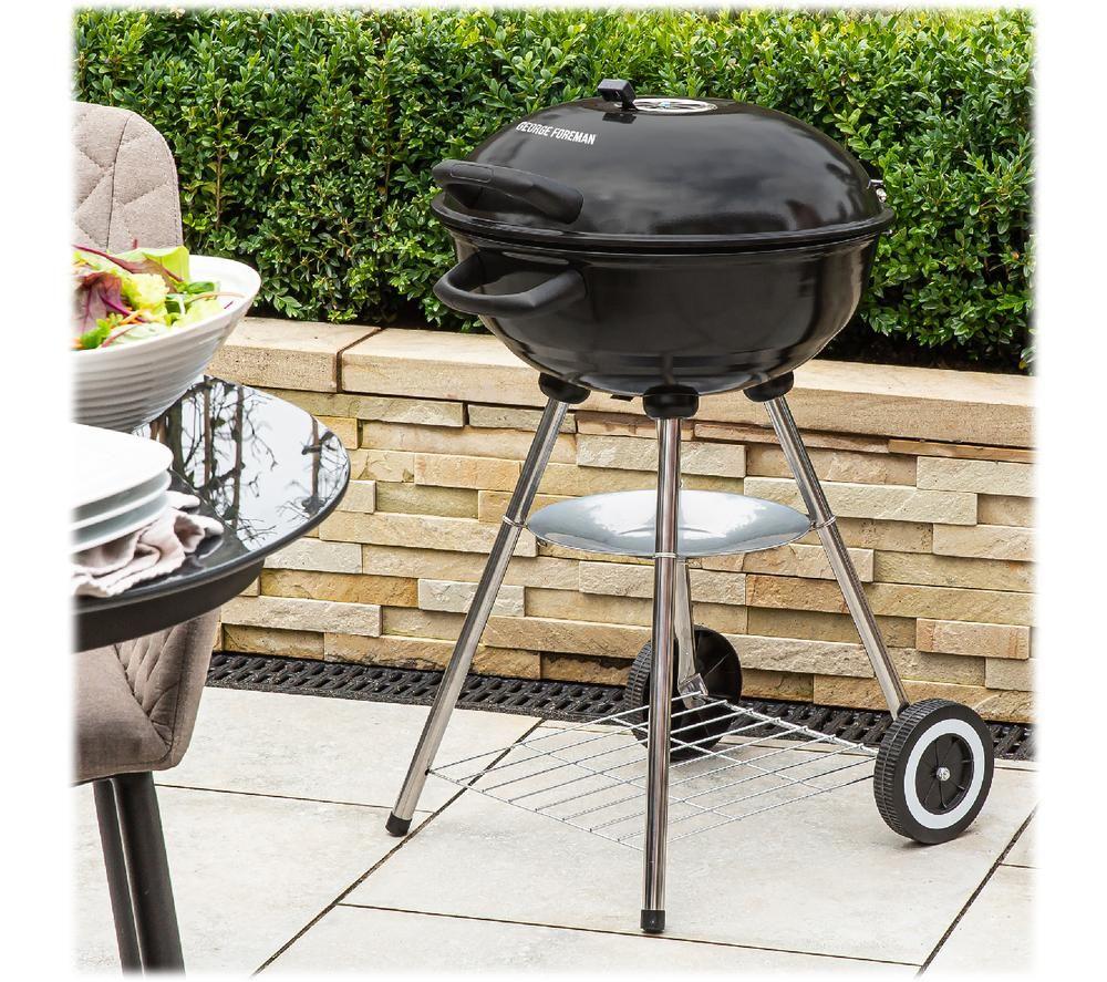 GEORGE FOREMAN GFKTBBQ1801B Portable Kettle Charcoal BBQ - Black image number 5 of 6