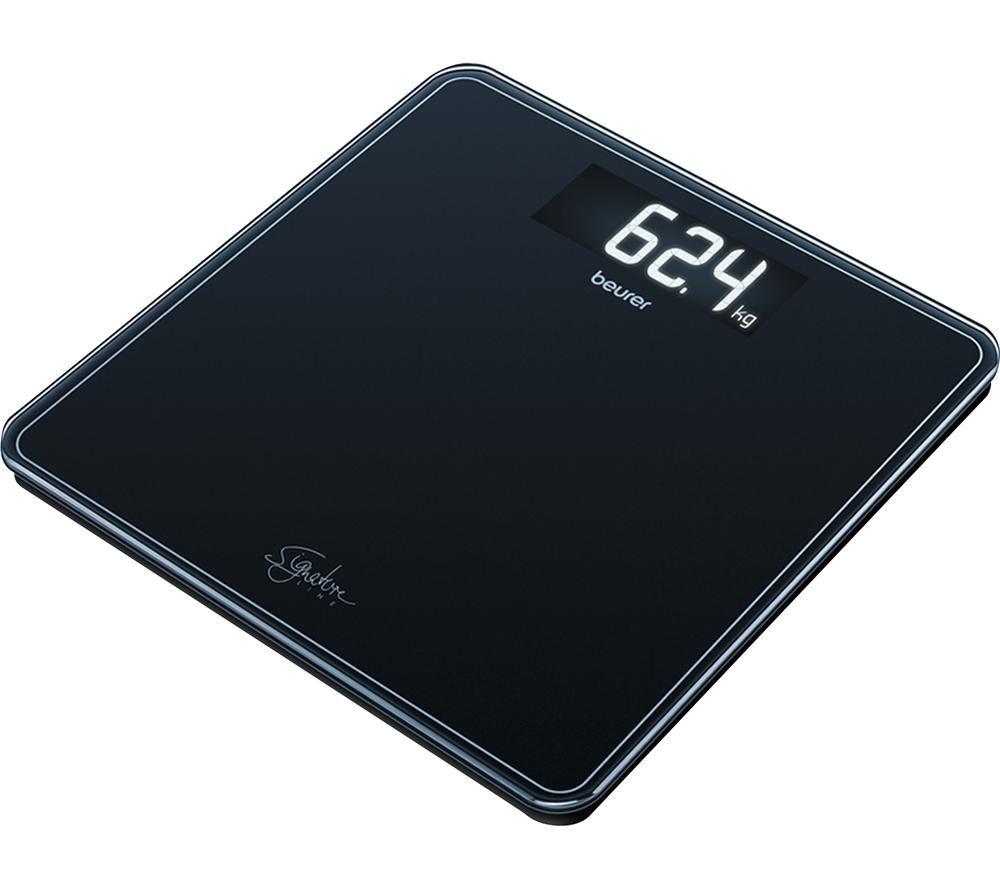 Beurer Signatureline Gs 400 Bathroom Scales - Black, Black