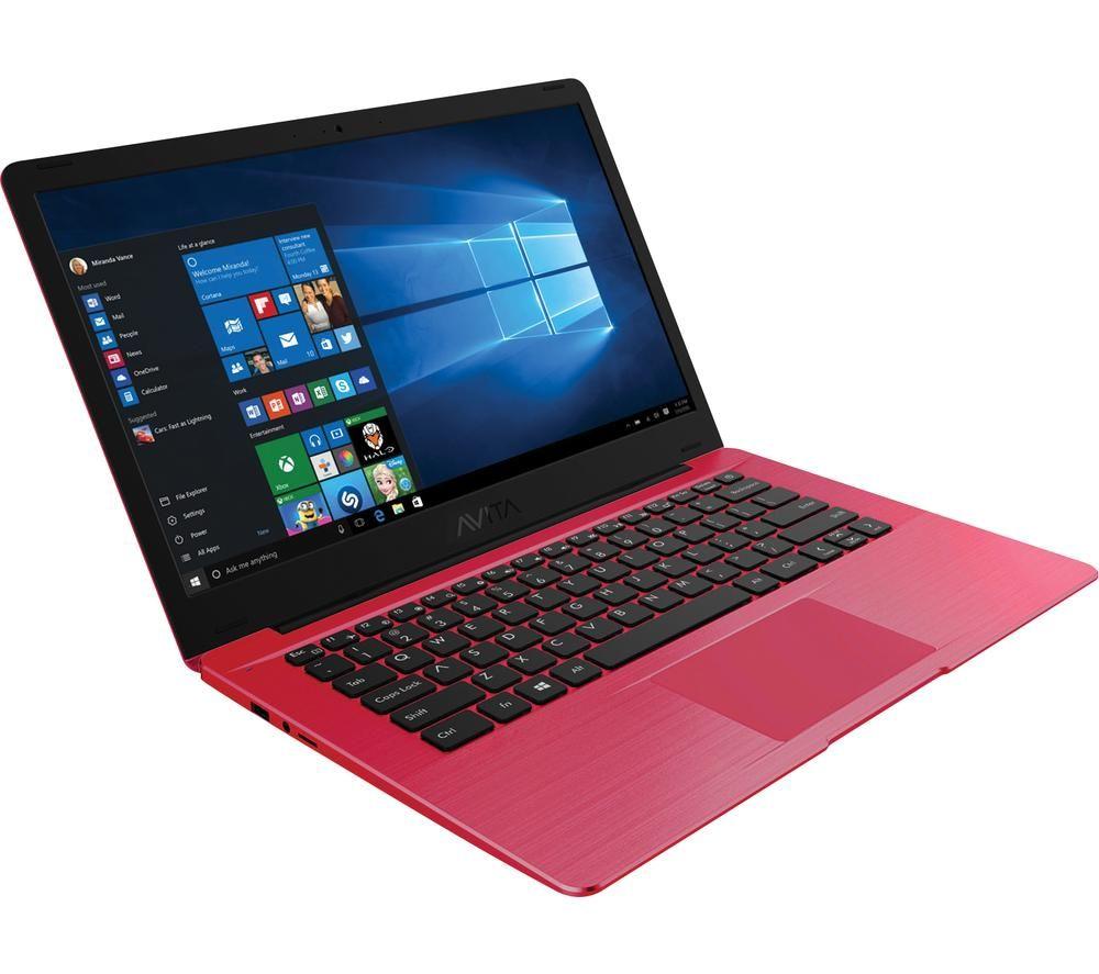 Image of AVITA Pura 14" Laptop - AMD Ryzen 5, 256 GB SSD, Red, Red