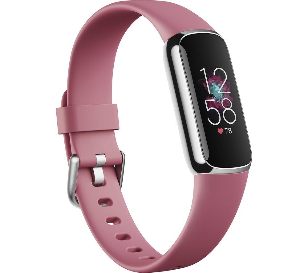 Image of FITBIT Luxe Fitness Tracker - Platinum & Orchid, Universal