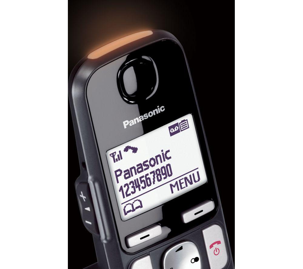 PANASONIC KX-TGE820EB Cordless Phone - Black image number 5 of 12