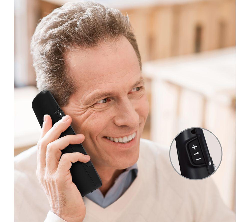 PANASONIC KX-TGE822EB Cordless Phone - Twin Handsets, Black image number 7 of 10