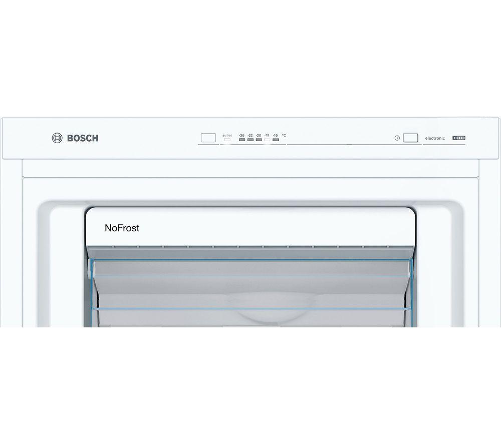 BOSCH Series 4 GSN29VWEVG Tall Freezer - White image number 3 of 6