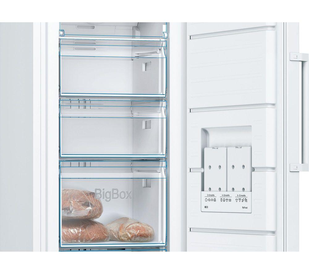 BOSCH Series 4 GSN29VWEVG Tall Freezer - White image number 4 of 6