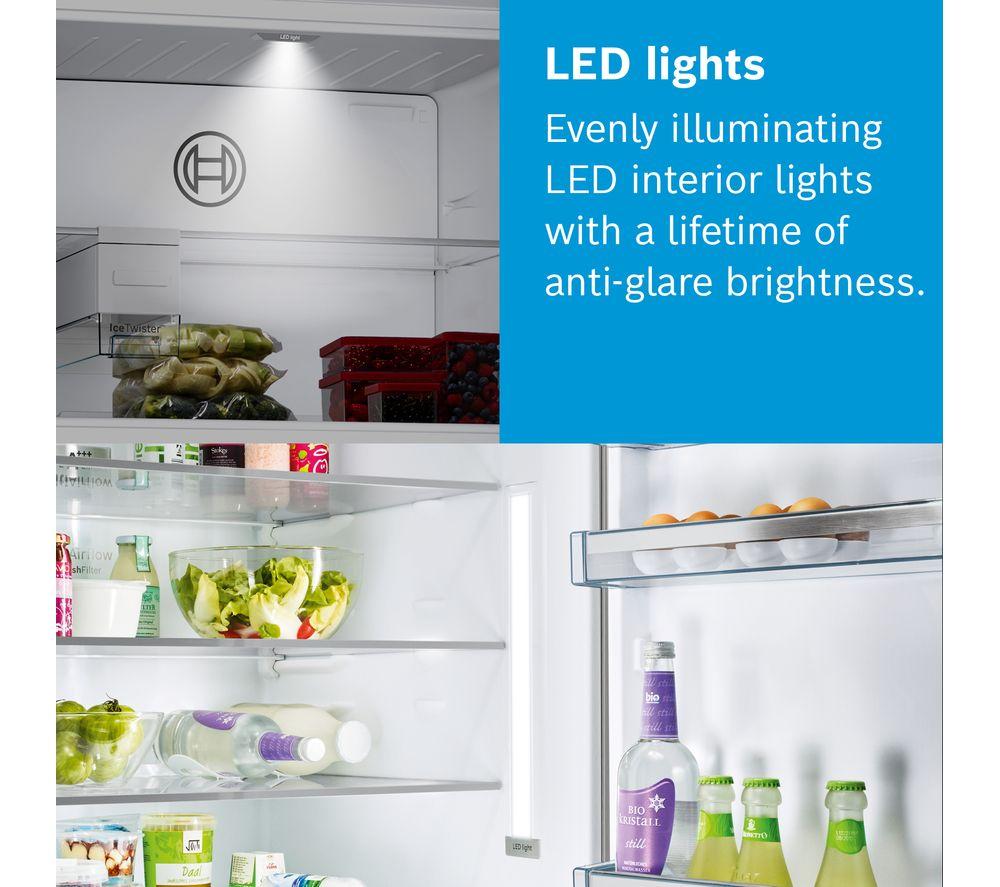 BOSCH KGN86AIDP 70/30 Fridge Freezer - Inox image number 4 of 9
