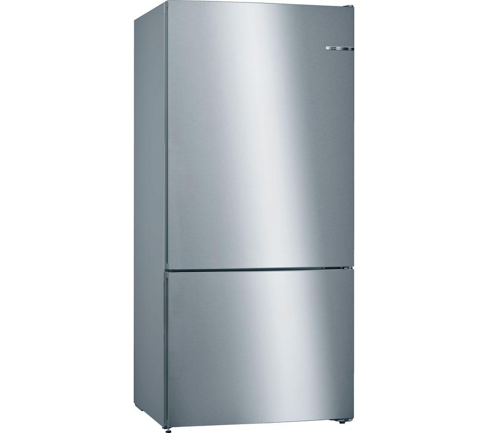 Bosch Serie 4 KGN864IFA 80/20 Frost Free Fridge Freezer - Stainless Steel Effect - F Rated