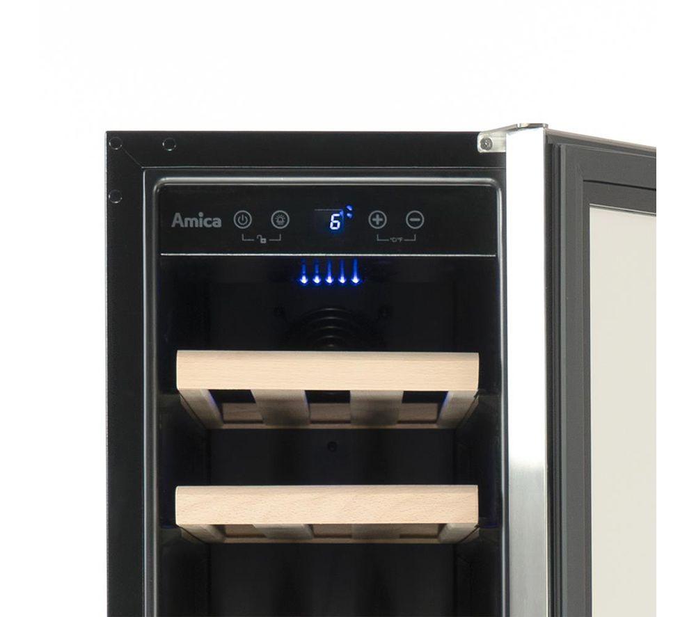 AMICA AWC300BL Wine Cooler - Black image number 3 of 5