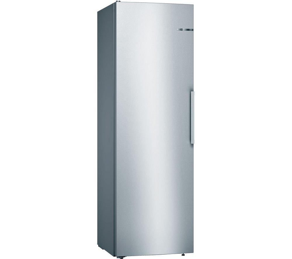 BOSCH Series 4 KSV36VLEP Tall Fridge - Inox, Silver/Grey